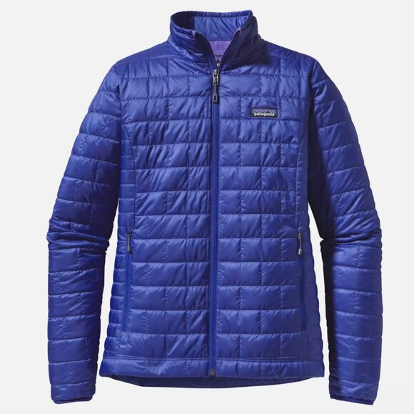 Patagonia Women's Nano Puff Puffer Jacket Cobalt Blue PrimaLoft Size S - Picture 1 of 11